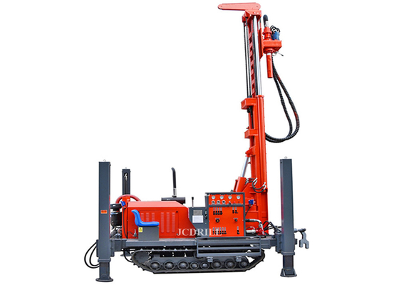 Harga yang bagus Rig Pengeboran Perayap 200 Meter Pneumatik Untuk Pengeboran Sumur Air on line