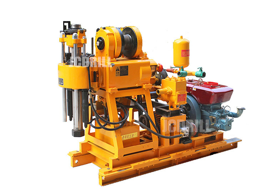 Harga yang bagus 130m Satu Orang Rig Pengeboran Sumur Air Spline Kecil Hidrolik Portabel Vertikal on line