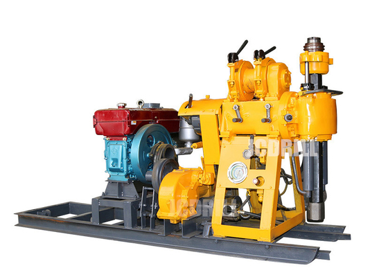 Harga yang bagus Hard Rock 130m Rig Pengeboran Sumur Air Portabel Kecil Dipasang Skid Hidrolik on line