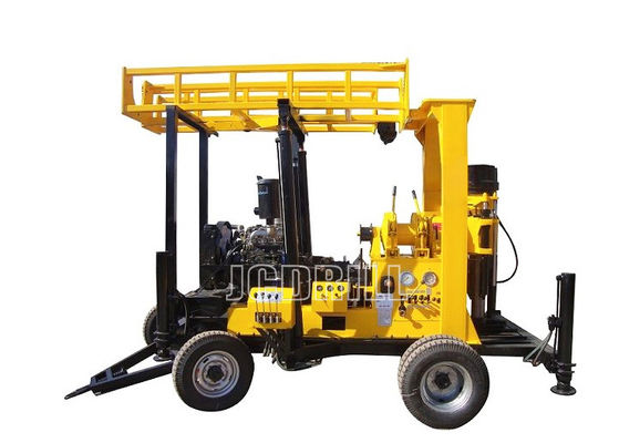 Deep 600m Pump Small Well Drilling Rig Untuk Batu