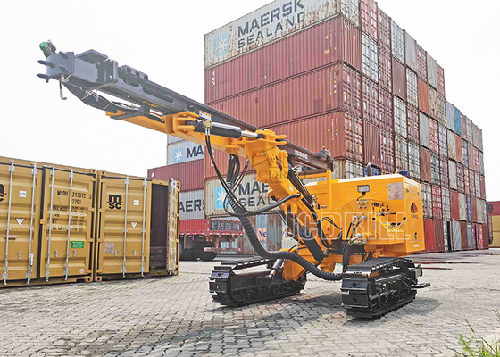 Harga yang bagus Lacak Mesin Pertambangan Peledakan Rig Pengeboran Batu 152mm Hidraulik Penuh on line