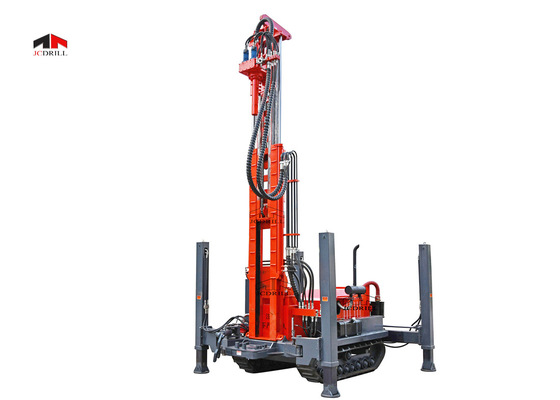 Harga yang bagus Crawler Mounted Hidrolik Sumur Pengeboran Mesin Dengan 112kw Diesel Powered on line