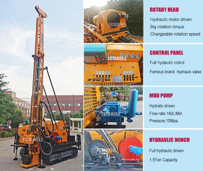 Eksplorasi Geologi Rig Inti Berlian Pengeboran 100mm Dan Rig Pertambangan