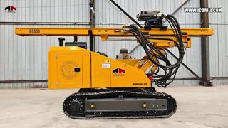 Rig pengeboran fotovoltaik JCS500 adalah rig hidrolik serbaguna yang dipasang di crawler yang dibuat khusus untuk